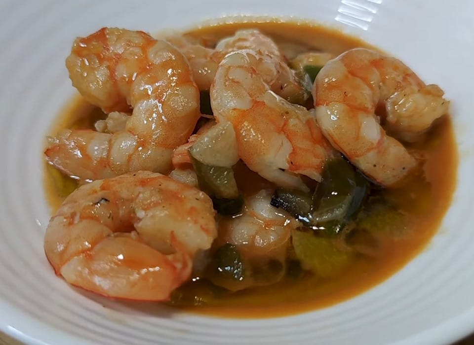Imagen receta Langostinos al ajillo en salsa